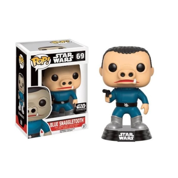 Star Wars-figur - Snaggletooth Blue Variant Smuggler's Bounty Exklusiv Pop 10 cm