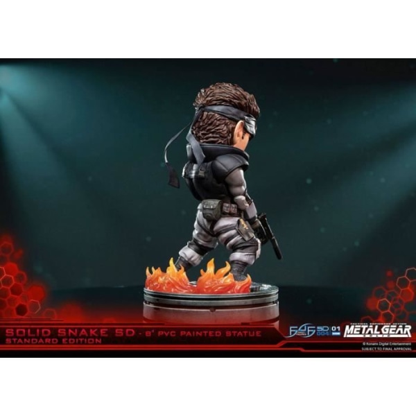 Första 4 figurerna - Metal Gear Solid - SD Solid Snake Statue 20 cm
