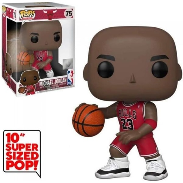 Funko Pop! NBA: Bulls - 10 "Michael Jordan (Red Jersey)