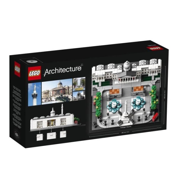 LEGO® Architecture 21045 Trafalgar Square, vuxenhantverk, presentidé för tonåringar, souvenir