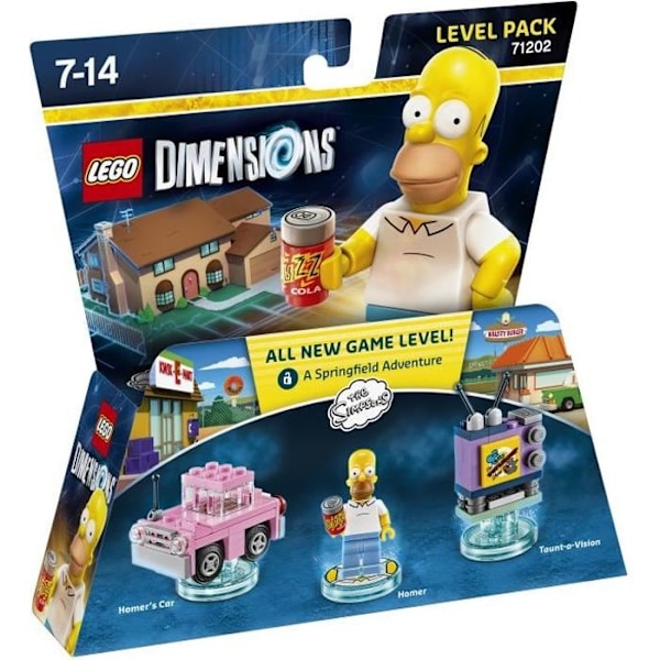 LEGO Dimensions -minihahmo - Homer Simpson - Simpsonit Gul