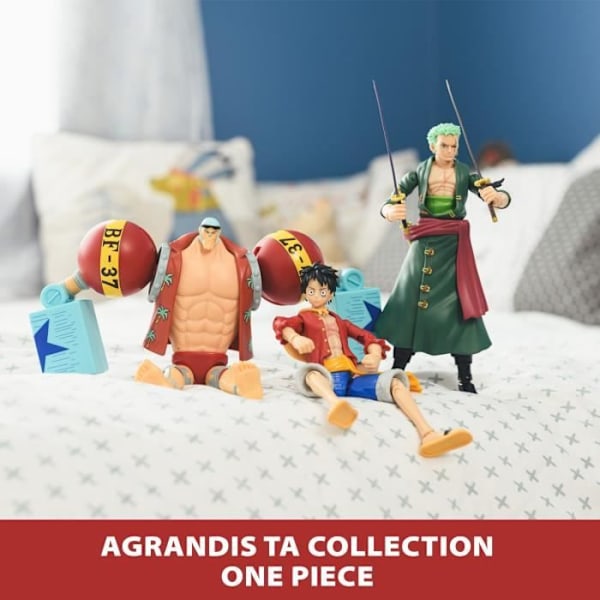 Anime Heroes statyett 17 cm - Roronoa Zoro - BANDAI One Piece Flerfärgad