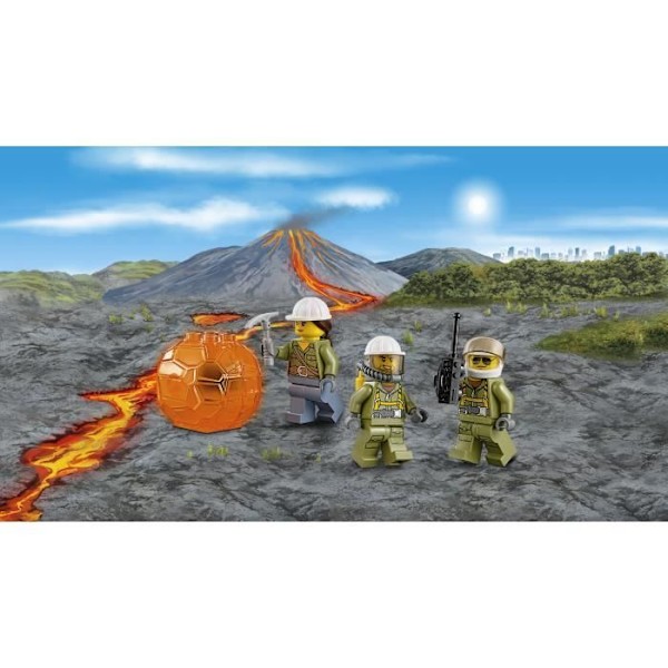 LEGO® City 60123 Volcano Supply Helikopter Flerfärgad