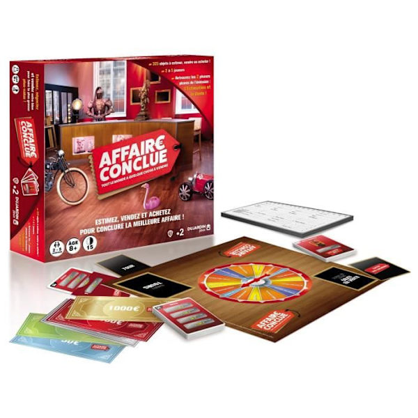 DUJARDIN - SAG AFSLUTTET - brætspil