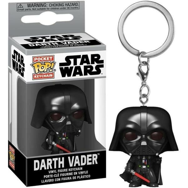 Nøglering figur - FUNKO - Star W Classics - Darth Vader - Vinyl - Sort - Barn Svart