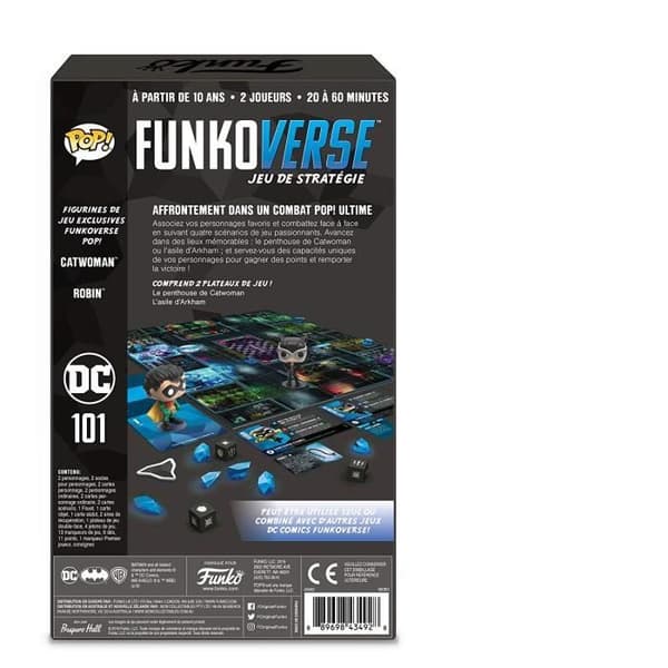 POP! Funkoverse - DC Strategy Game - 2 figurer (fransk)