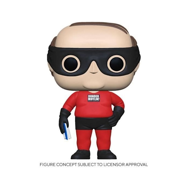 Funko - Kontoret - POP! Kevin som Dunder Mifflin Superhelt Figur 9 cm