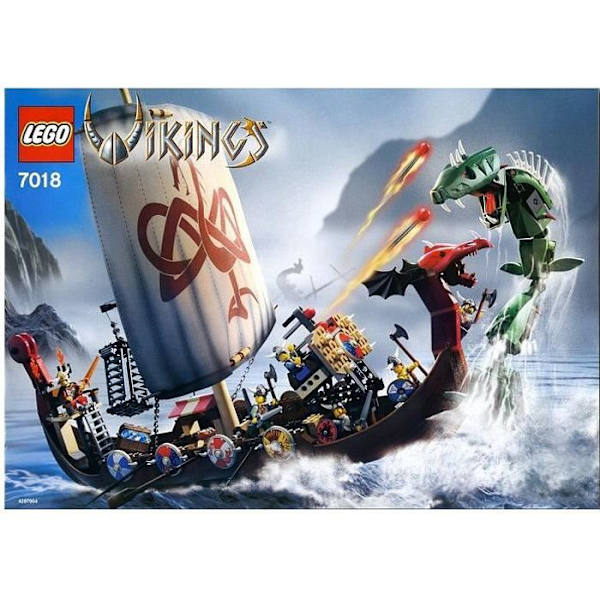 LEGO - 7018 - Viikinkilaiva merihirviötä vastaan