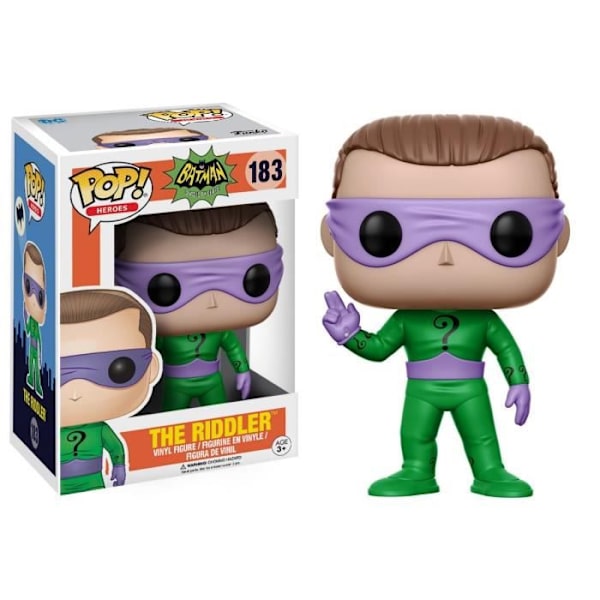 Funko pop! DC Comics - Batman Classic TV Series: The Riddler Gåtan
