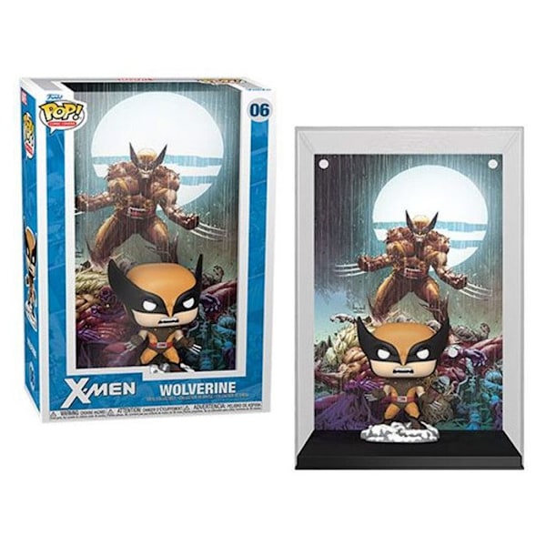 POP Comic Cover - Marvel - Wolverine - Figurer stil comic - Sort farve - Til voksne