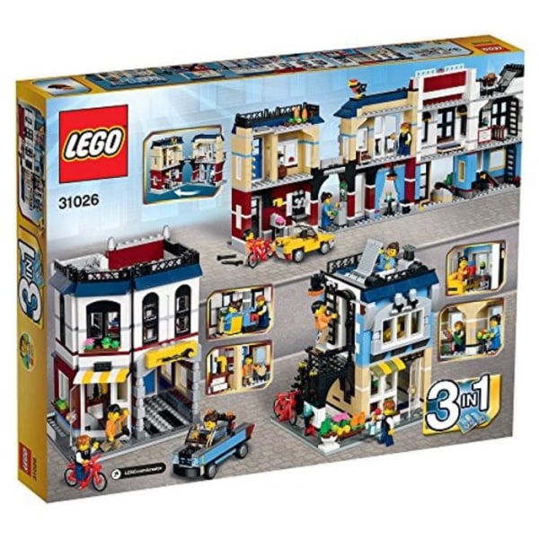 LEGO S26PZ Creator Monteringsset 31026: Cykelbutik och café