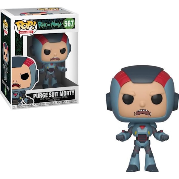 Funko Pop! Rick & Morty S6 - Morty mech-puku - 9 cm - FUNKO - Figuriini - Sekalainen - Aikuinen Flerfärgad