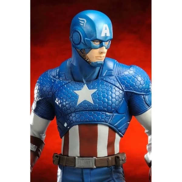 Statuette - Marvel Comics - Captain America - PVC - 19 cm - Barn