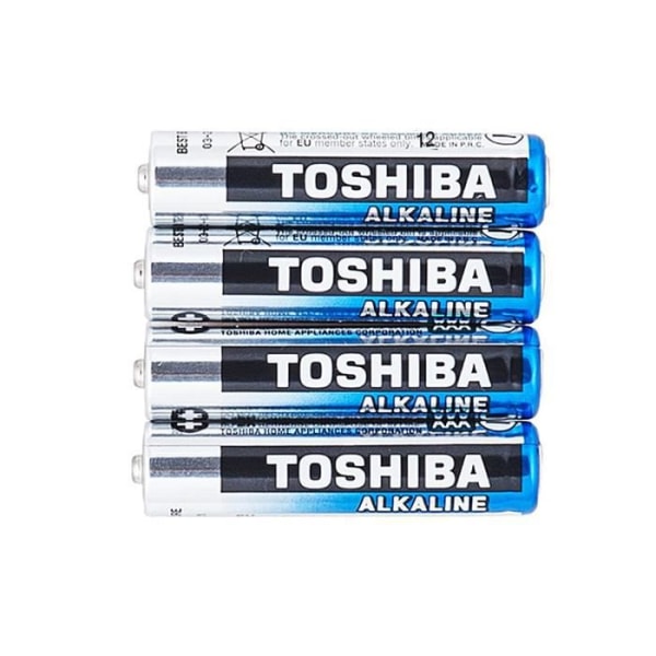 TOSHIBA Alkaline AAA LR03 batterier - (pakke med 4)