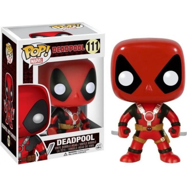 Funko Pop! Deadpool: Deadpool röd och svart