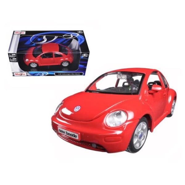 Maisto Diecast Toy Car - Volkswagen Model New Beetle Red för barn och samlare