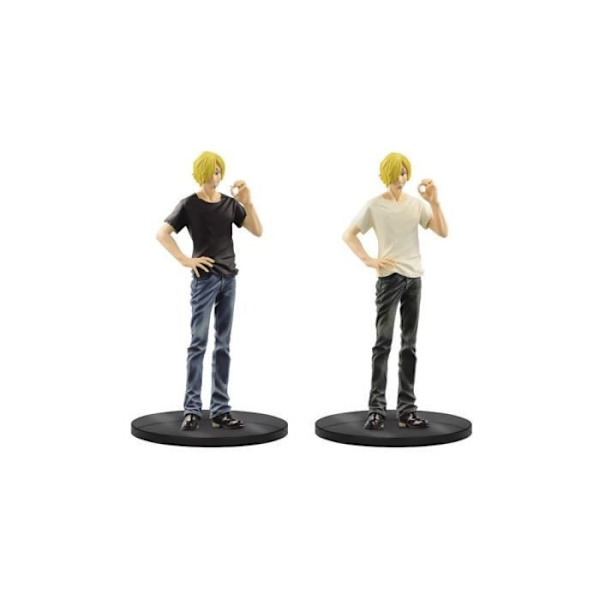 One Piece Figure - Sanji Jeans Freak Vol08 - BANPRESTO - PVC - 16cm Slumpmässig färgvariant