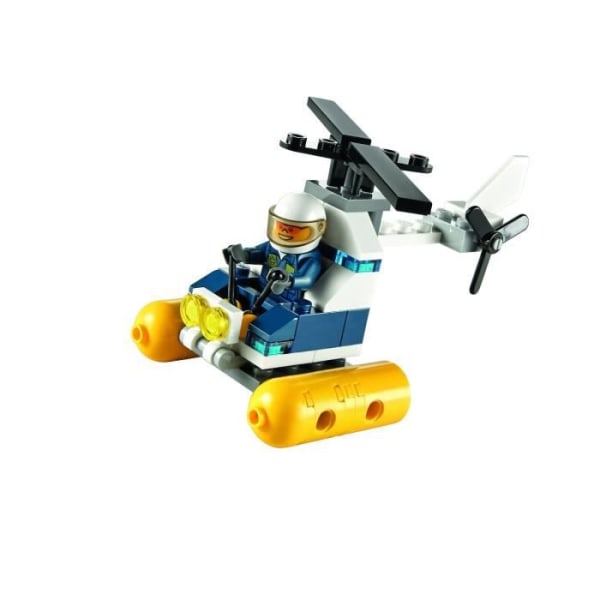 Polylaukku LEGO - LEGO - 30311 - Suopoliisin helikopteri - 51 osaa - 1 minikuva