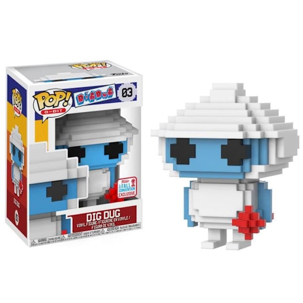 8-bit POP: DIG DUG Eksklusivt Dig Dug 2017 Flerfärgad