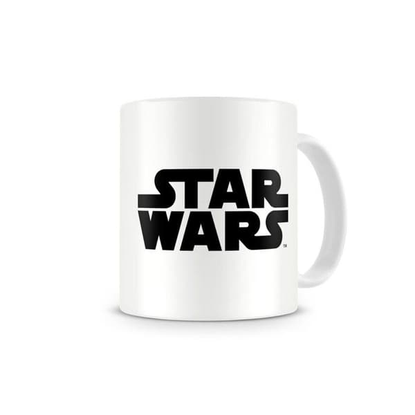 Mugg - Star Wars - SW Logo - Keramik - 320ml - Svart och vit