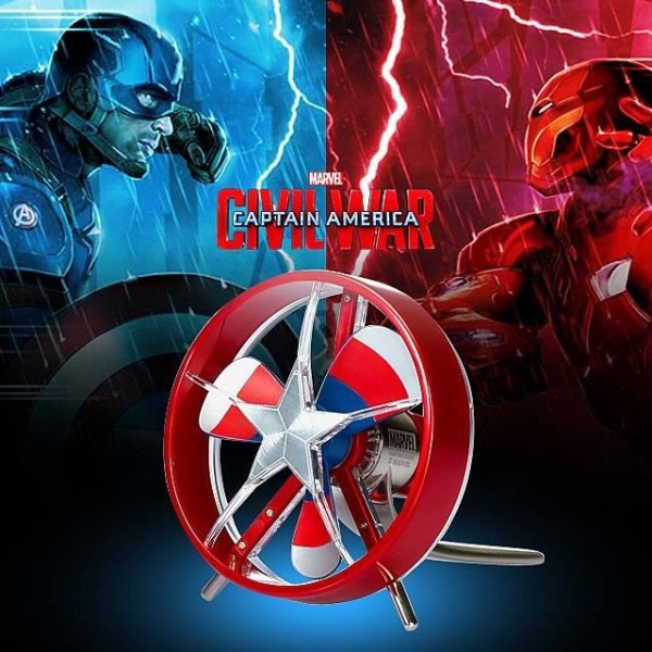 Marvel Civil War USB Fan - Captain America