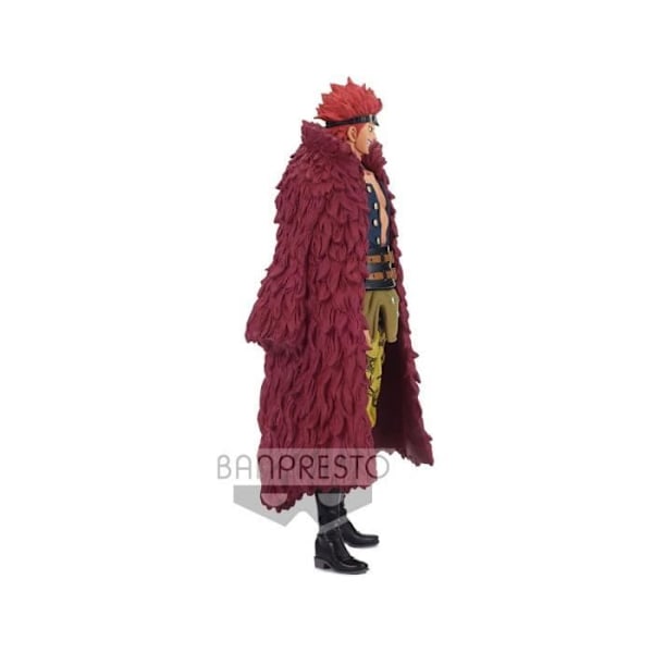 Yksiosainen patsas - BANPRESTO - DXF Grandline Men Eustass Kid (Wano Kuni) - punainen - 14-vuotiaat ja sitä vanhemmat