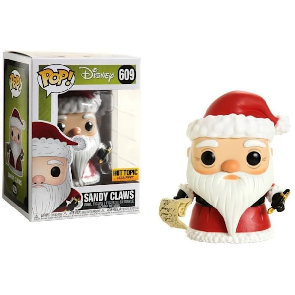 Funko pop! Disney Nightmare Before Christmas S7 Sandy Claws - FORTROLIGT