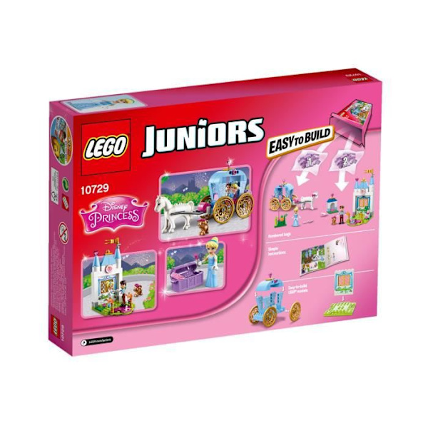 LEGO® Juniors 10729 Askepots vogn - 116 dele Guld