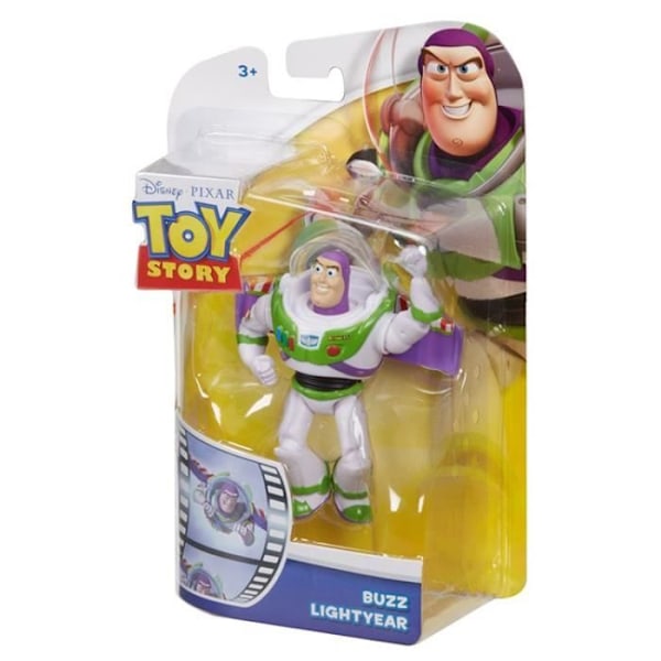 Buzz Lightyear Figur - TOY STORY - MATTEL - Vit - 10 cm - Blandat - Från 3 år