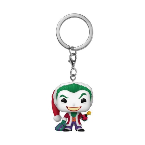 Funko Pocket Pop! Nøglering: DC Holiday - The Joker