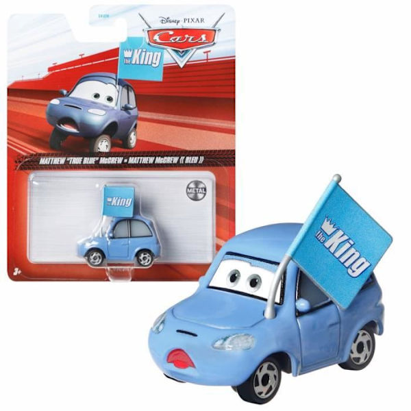 Disney Cars Die Cast 1:55 Bil - Mattel - Racing Style - Röd
