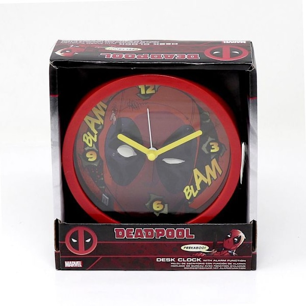 DEADPOOL - Blam Blam - Pöytäkello 16cm Färg