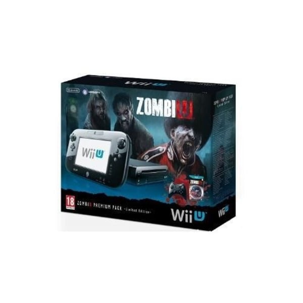 Wii U Premium Console Zombi U Pack Svart - Nintendo - 32 GB - Zombi U-spel - Svart Wii U Pro fjärrkontroll