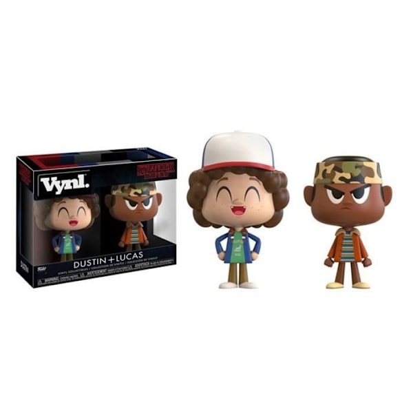 Funko - Stranger Things Figur - 2Pak Dustin & Lucas Vynl 10cm