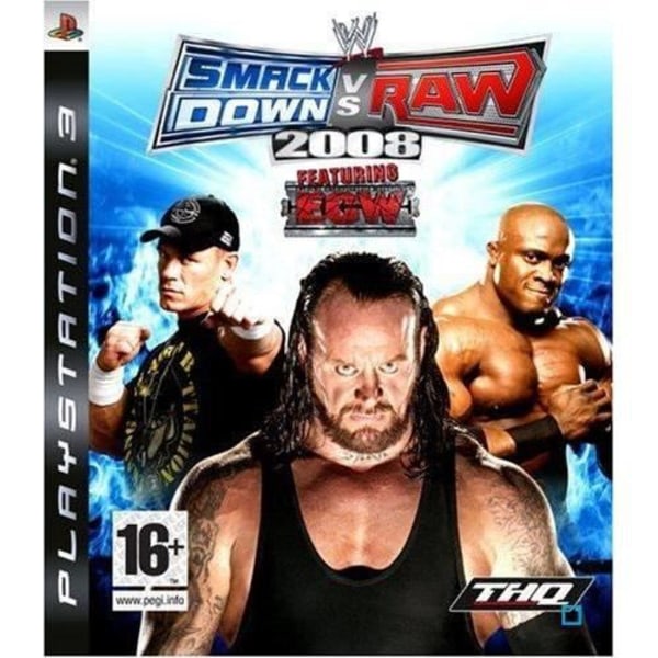 WWE SMACKDOWN VS RAW 2008 / PS3-KONSOLIPELI