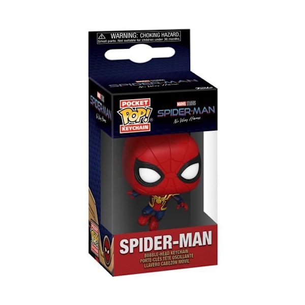 Funko Pocket Pop! Avaimenperä: Spider-Man: No Way Home S3 - Leaping Spider-Man multi_farver
