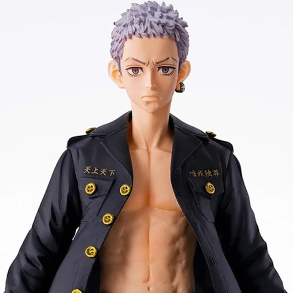 Tokyo Revengers figuuri - Takashi Mitsuya ver.B 17cm - Banpresto - Korkealaatuinen PVC - Virallinen lisenssi Flerfarvet