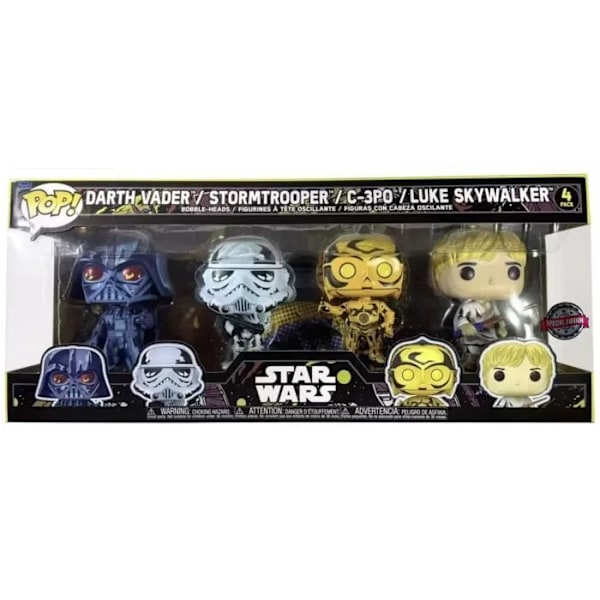 Funko Pop! - Star Wars - 4 hahmoa - Retro-sarja