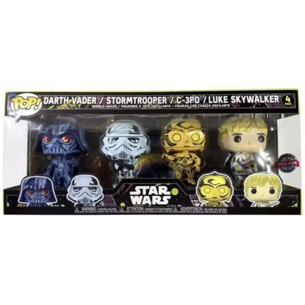 Funko pop! - Star Wars - 4pk- Retro Series