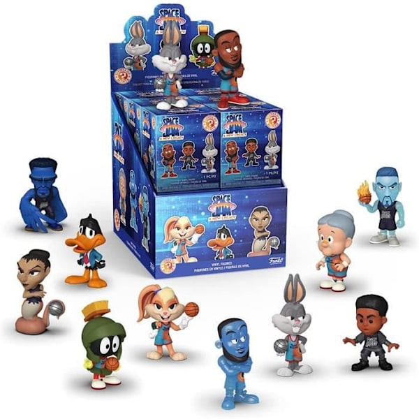 Funko Mystery Minis Figure - Space Jam 2: A New Legacy - Parti med 12 slumpmässiga stycken Slumpmässigt mönster