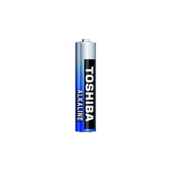TOSHIBA alkaliska batterier AAA LR03 - (paket med 4)