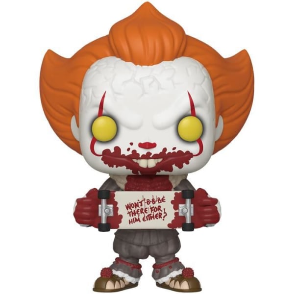 Tänk ATT Kapitel 2 - Pennywise With Skateboard - Funko Pop! #778 Vakio