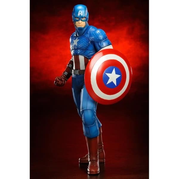 Statuette - Marvel Comics - Captain America - PVC - 19 cm - Barn