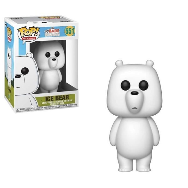 Figuriini - FUNKO - Me Bare Bears - Jääkarhu - Valkoinen - Lapsi - 3 vuotta ja vanhemmat Vit