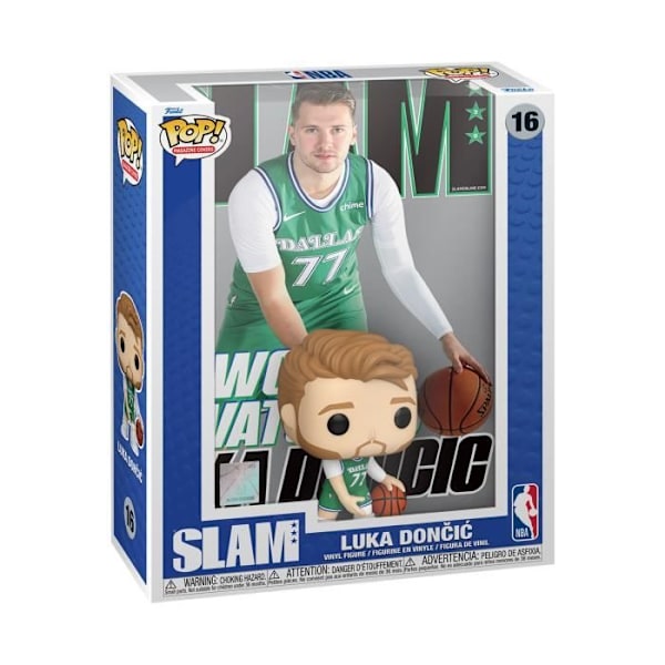 Funko NEWPop! Magasinforsider: NBA SLAM - Luka Doncic Flerfärgad