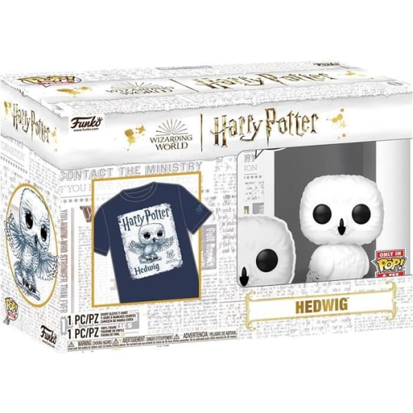 Funko Pop! Harry Potter - Hedwig - Vit - Vuxen - XL T.Shirt ingår