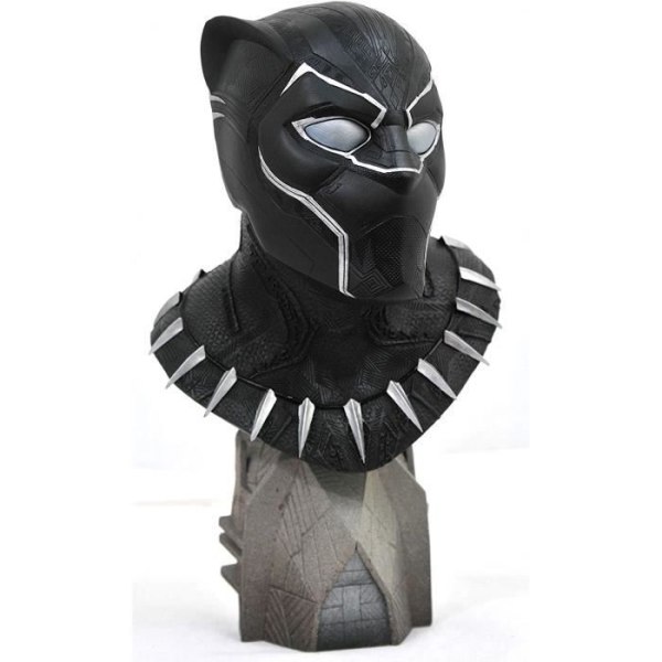 Diamond Select Toys Legends In 3D Marvel Avengers 3 - Black Panther Svart