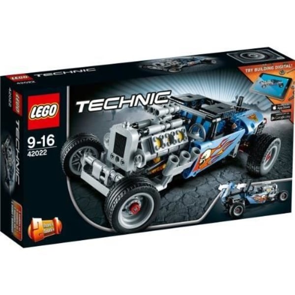 LEGO TECHNIC - 42022 - KONSTRUKTIONSSET - THE HOT ROD - Supercool LEGO Technic modifierad bil
