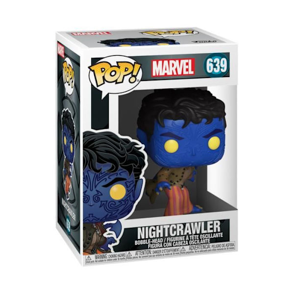 Funko Pop! Marvel X-Men 20th Nightcrawler - Inomhus vuxenleksak - Svart