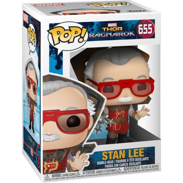 Funko pop! Ikoner: Stan Lee i Ragnarok Outfit Flerfärgad